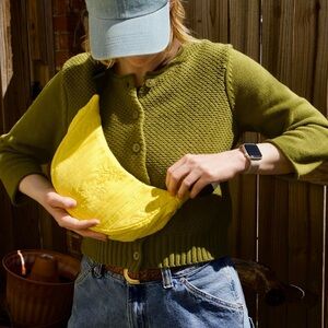 💛 Handmade Quilted Banana Bag